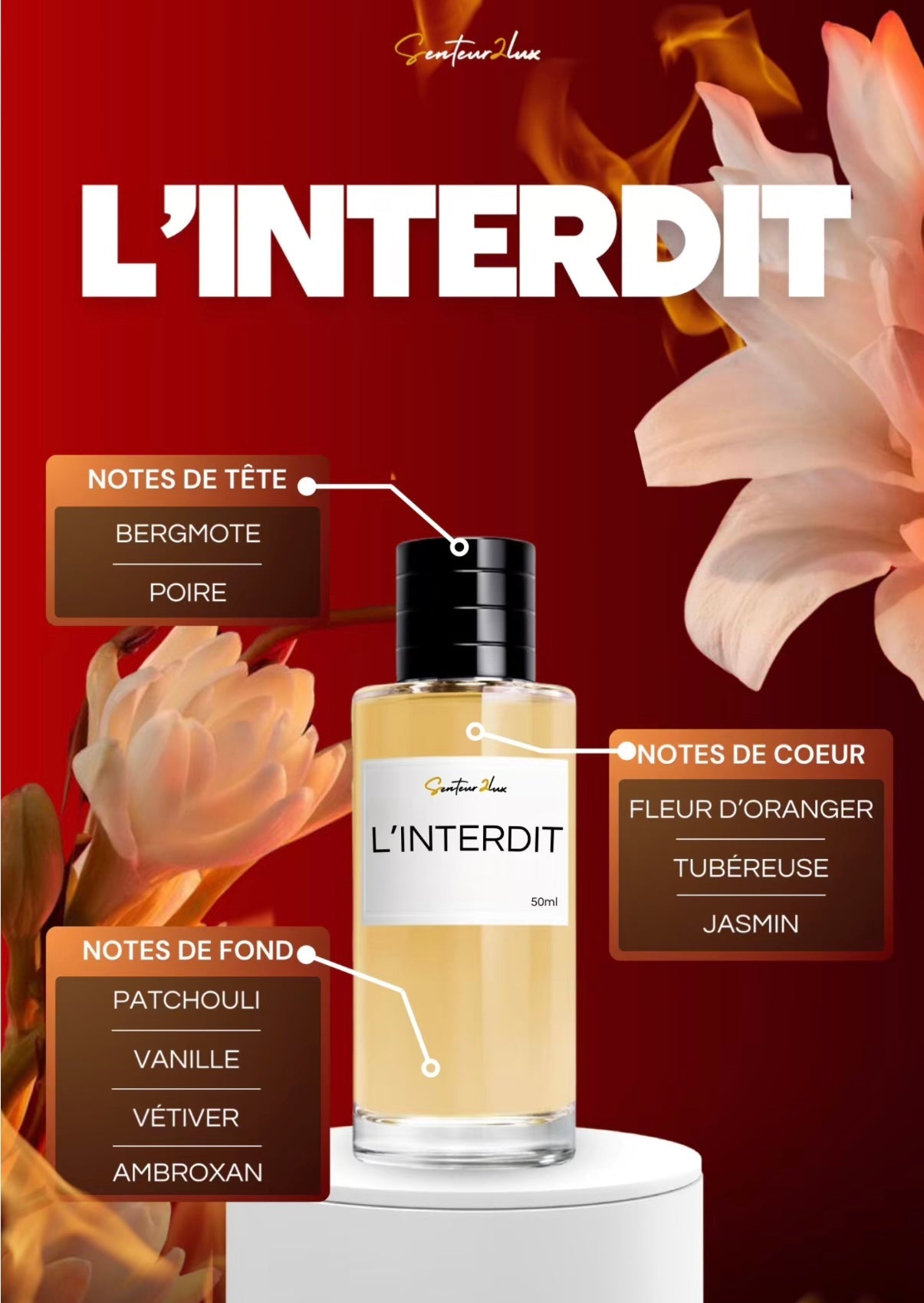 Senteur2Luxe– L’Interdit Extrait de Parfum 45%