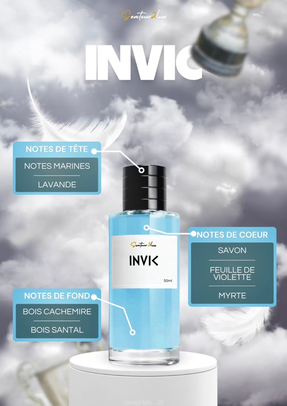 Senteur2Luxe – INVIK Extrait de Parfum 45%