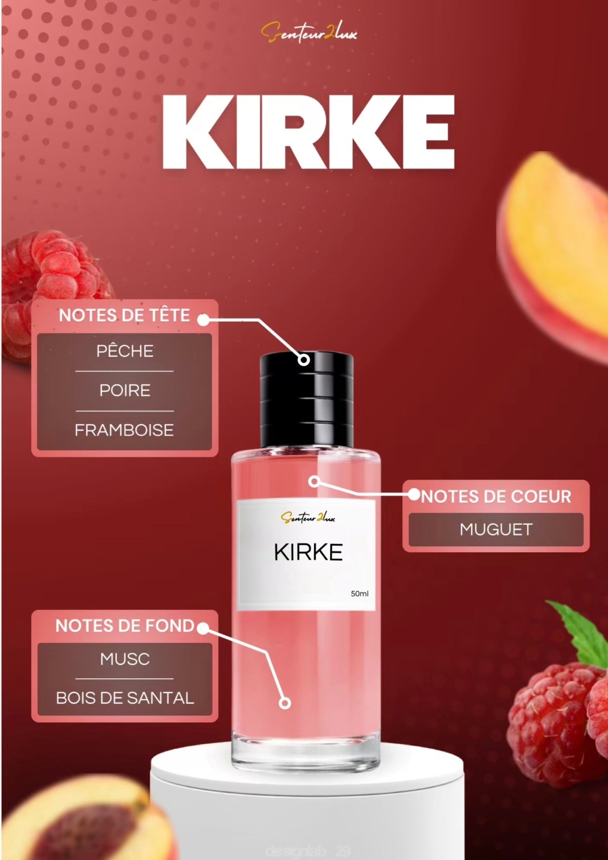 Senteur2Luxe– Kirke Extrait de Parfum 45%
