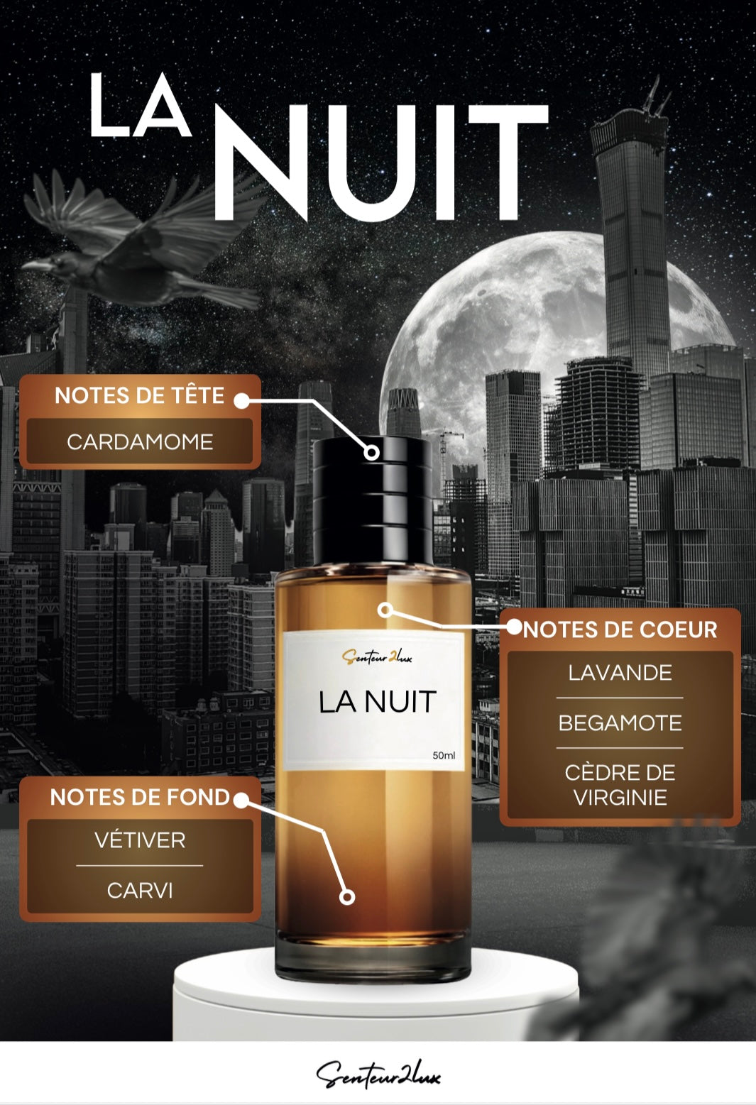 Senteur2Luxe– La Nuit Extrait de Parfum 45%