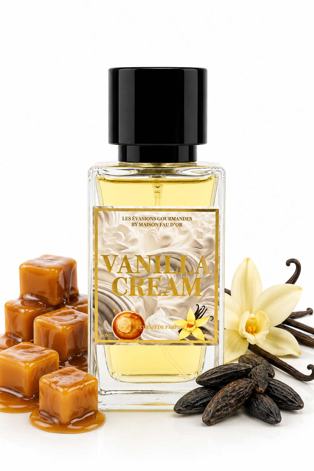 Vanilla Cream – Extrait de Parfum 50ML | Maison Eau d’Or